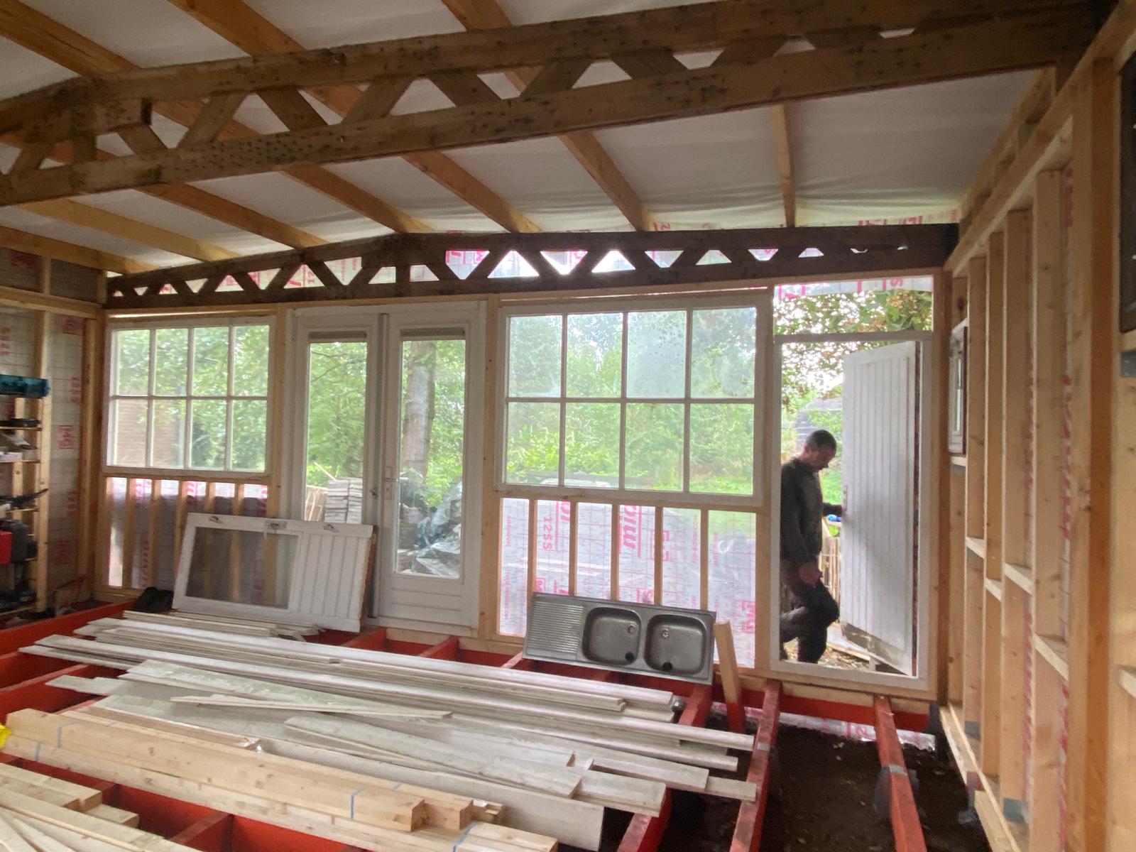 Duurzaam tuinhuis — stap 1